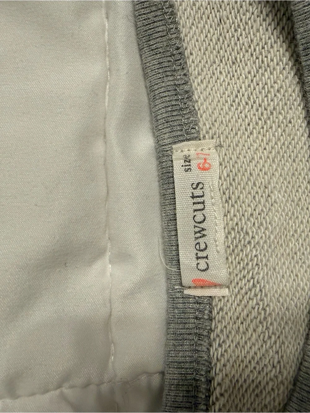 Crewcuts Light Gray Sweatshirt with Ruffle